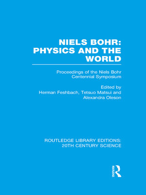 cover image of Niels Bohr